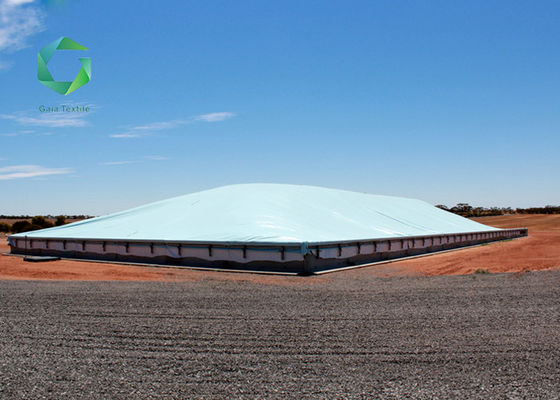 Vải nhiều lớp chống thấm nước 500d, PVC 550gsm Hạt Pile Tarps Vận chuyển Vinyl