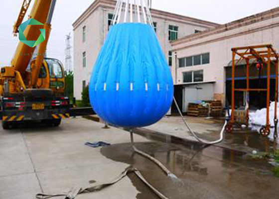Độ bền kéo 7000N Dệt kỹ thuật, Polyester dệt Vinyl Tarpaulin 2000d Túi thử tải