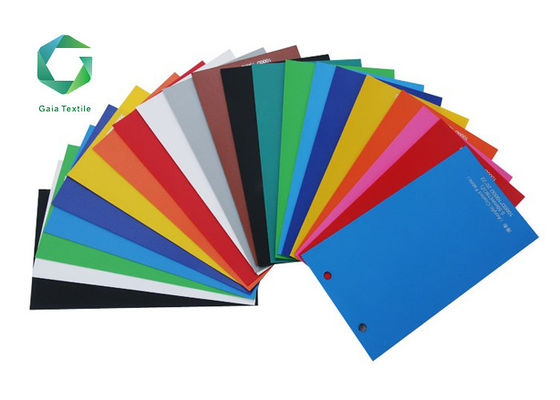 Vải nhiều lớp chống thấm nước 500d, PVC 550gsm Hạt Pile Tarps Vận chuyển Vinyl
