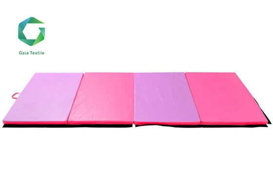 Thảm tập thể dục chống thấm nước 610gsm, độ dính 100N Vải thảm tập thể dục 100d Da tổng hợp